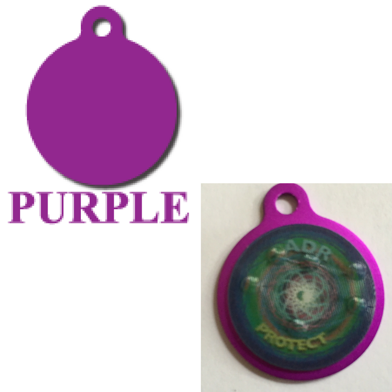 ADR Chip W/ Round Tag - Purple (Single)